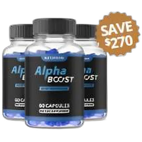 Alpha Boost 3 bottles — 90-day supply